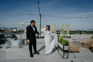 wedding on rooftop The Brix Trinidad