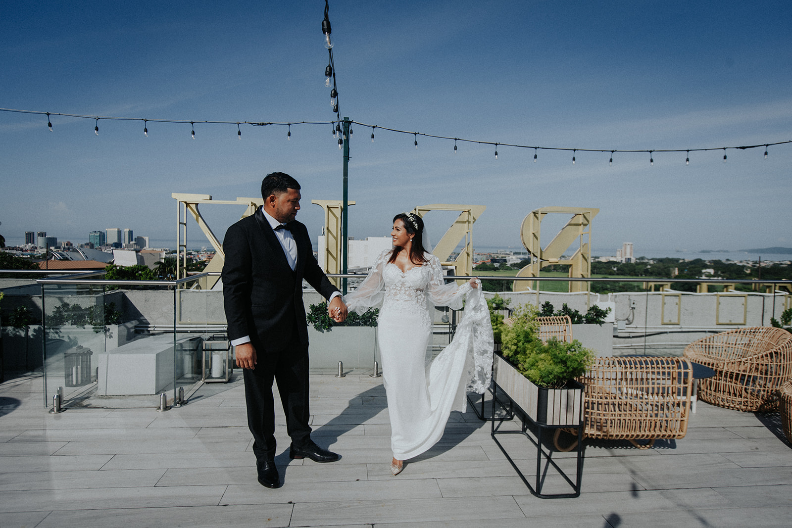 wedding on rooftop The Brix Trinidad